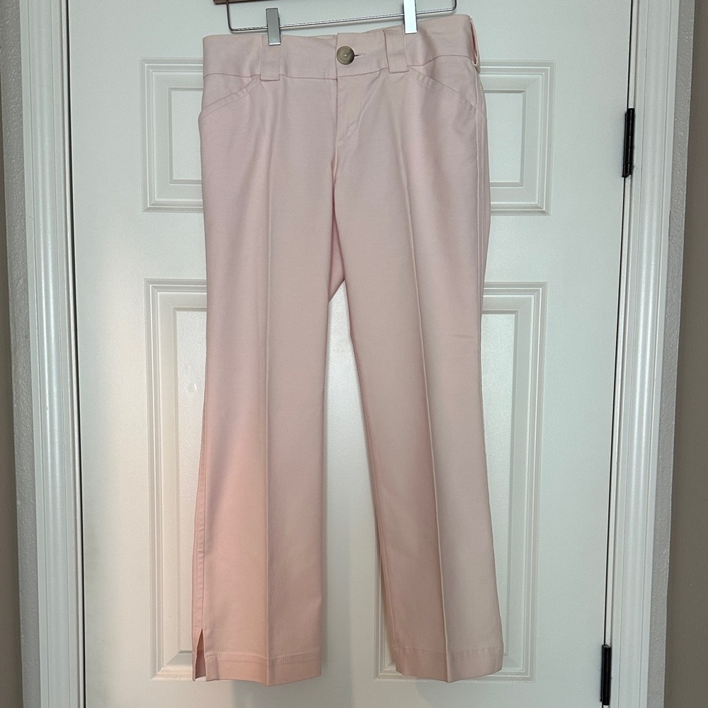 Banana Republic Pink Wide Leg Trousers